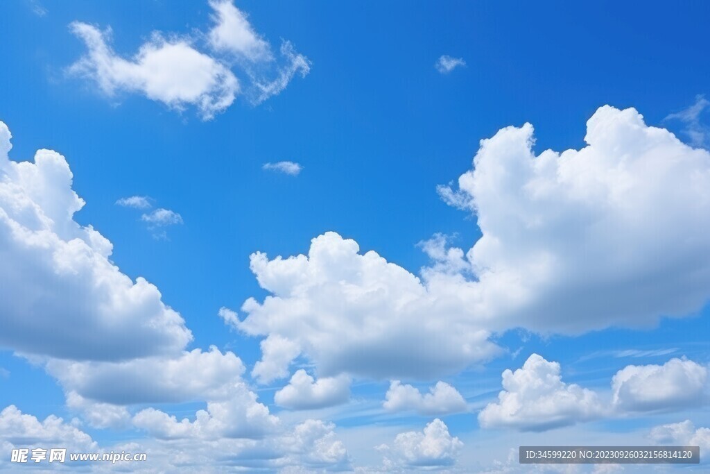 蓝天白云 