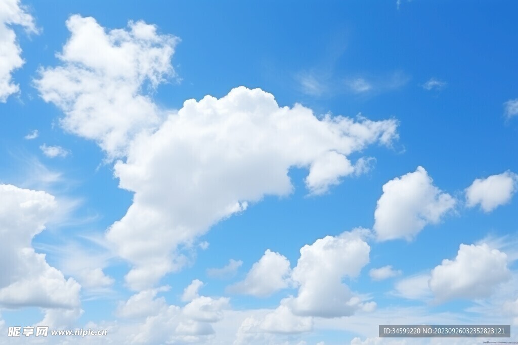 蓝天白云 