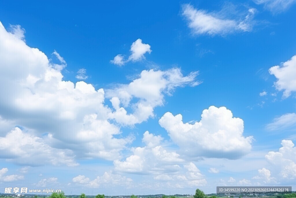 蓝天白云 