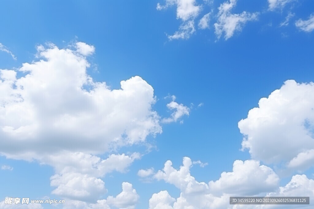 蓝天白云 