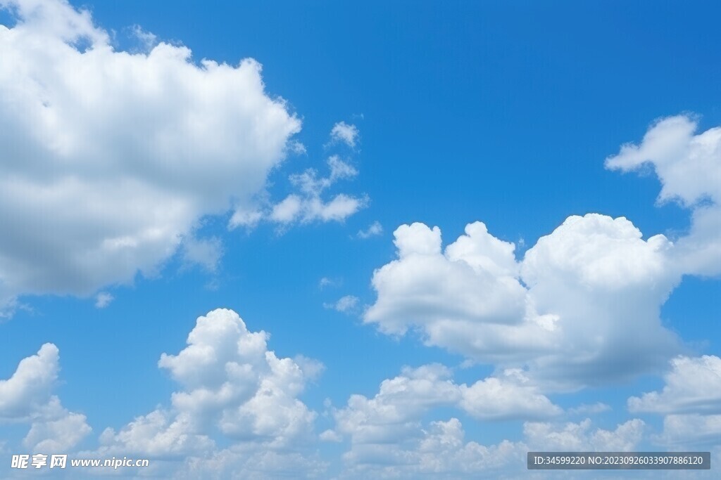 蓝天白云 