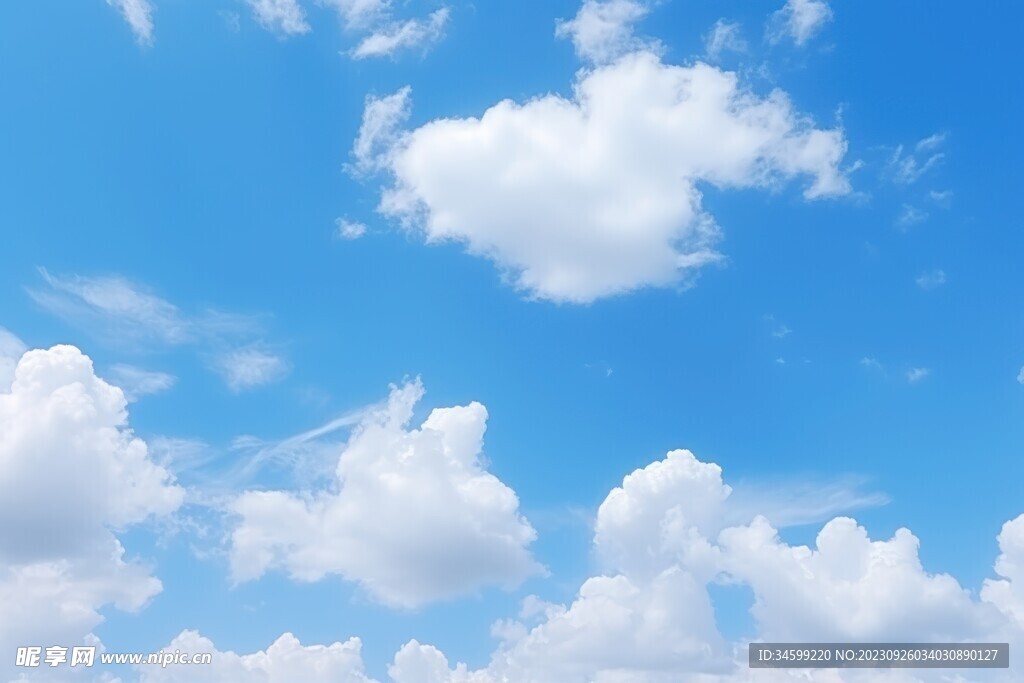 蓝天白云 