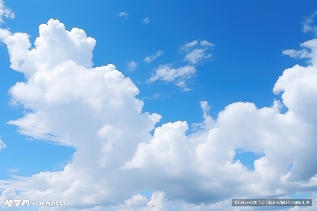 蓝天白云 