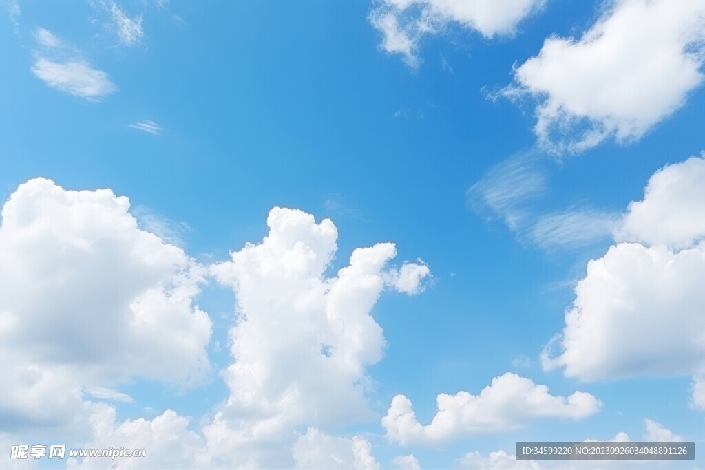 蓝天白云 