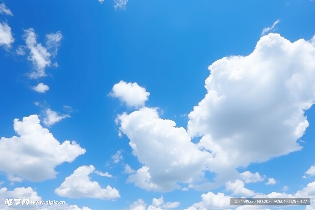 蓝天白云 