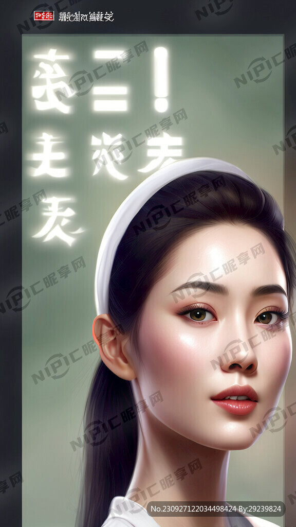 美丽健康的现代女士