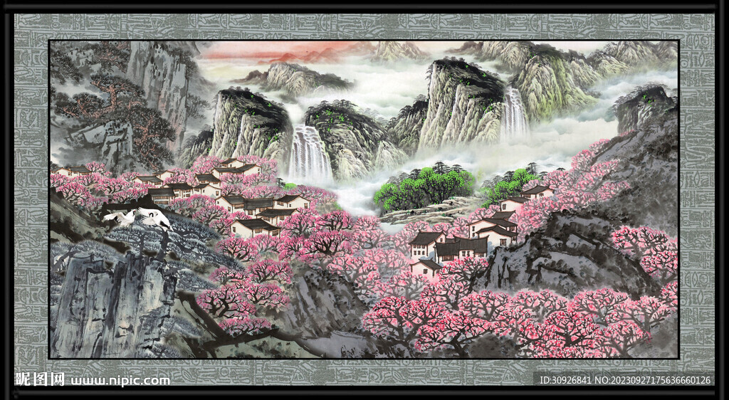 山水国画