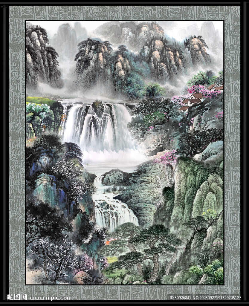 山水 