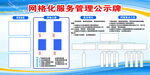 网格化管理公示牌