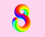 彩虹字