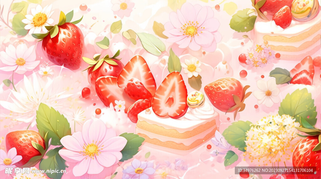 草莓甜海