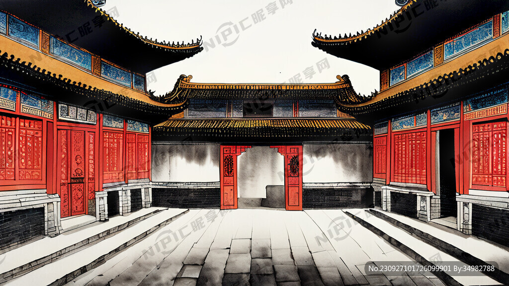 大门 四合院 传统 北京 老宅