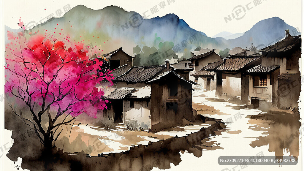 纹理 碎花 小花 传统 乡村