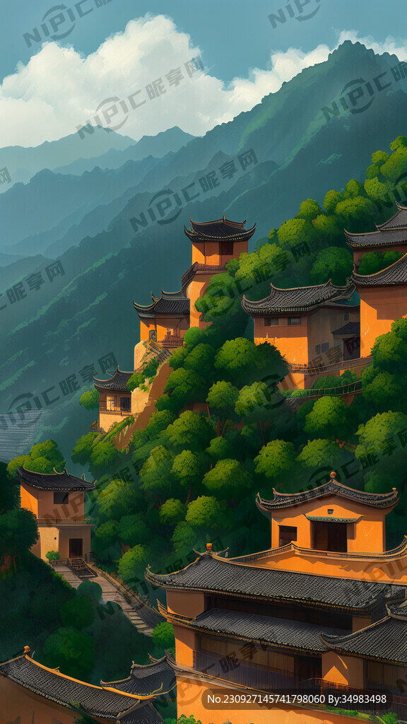 帮我做一张赣南脐橙山的图片