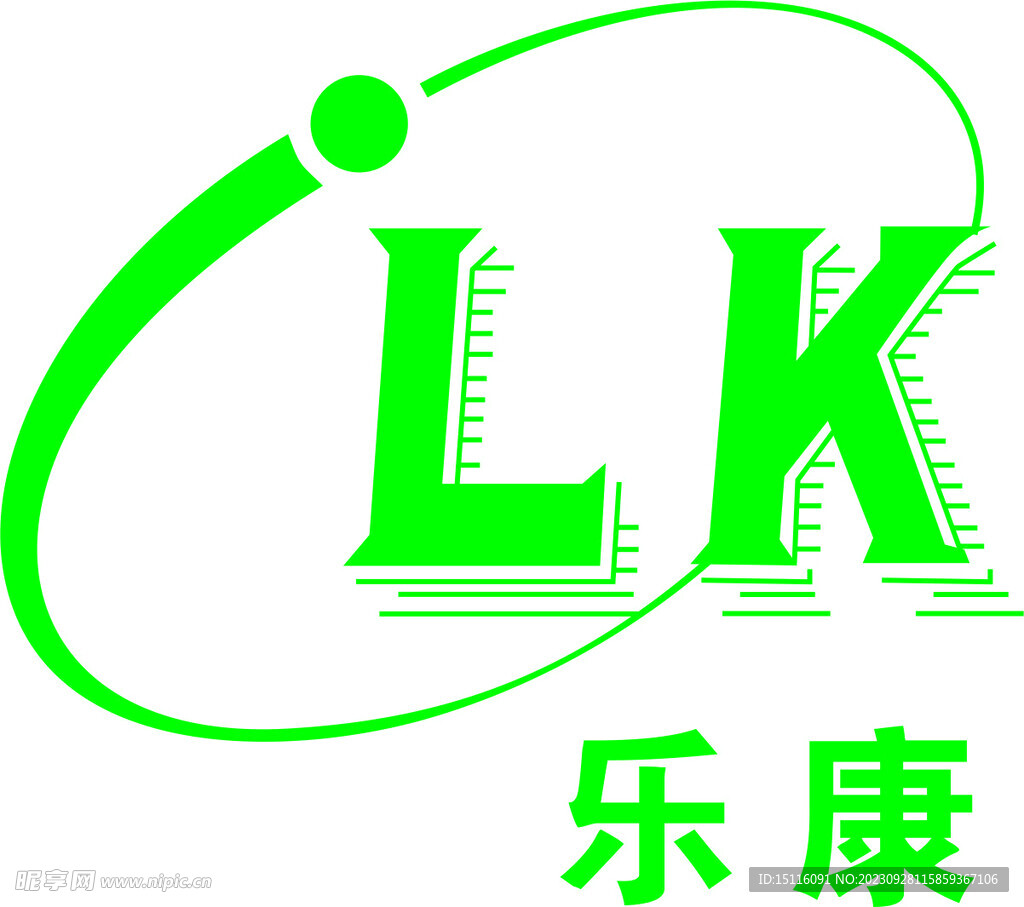 LK 乐康 标志LOGO 