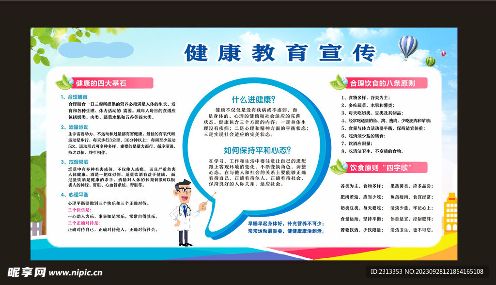 健康教育宣传栏
