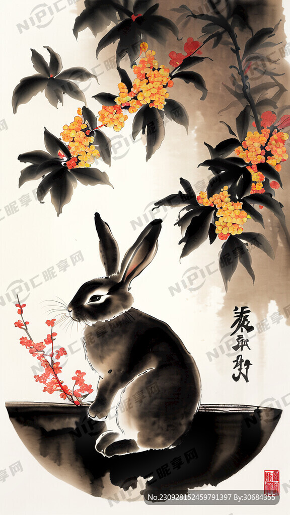 中秋节 玉兔 月光 桂花香