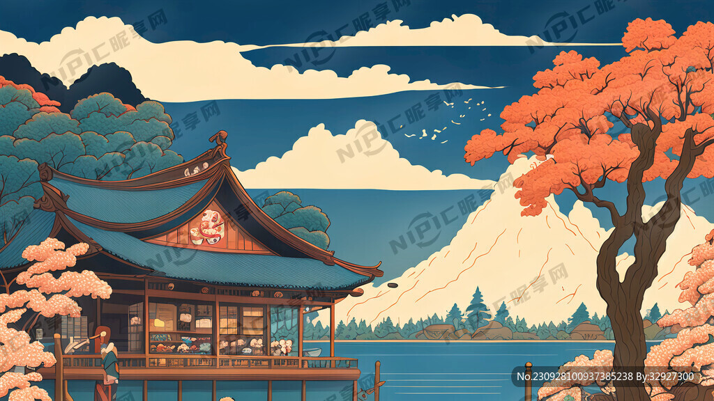明湖八景和奶茶店的融合