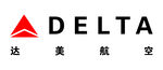 达美航空矢量logo