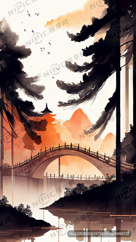 国庆 绝美壁纸 背景图 插画