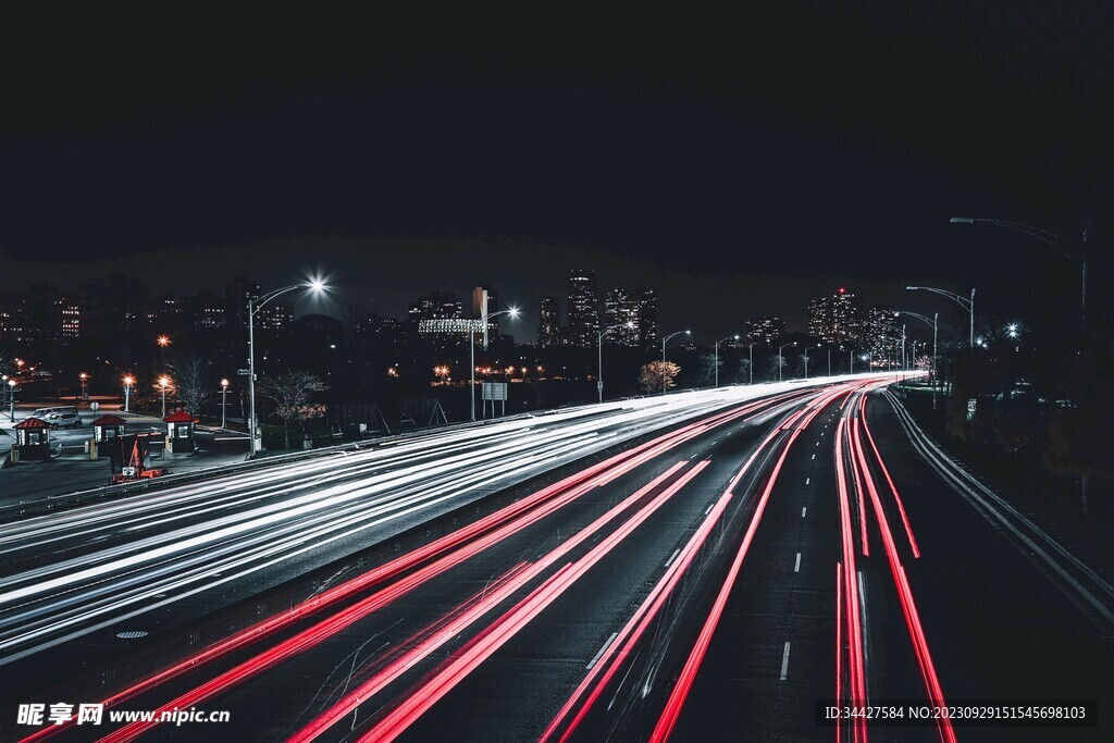 道路光影轨迹