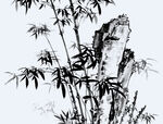 水墨竹子