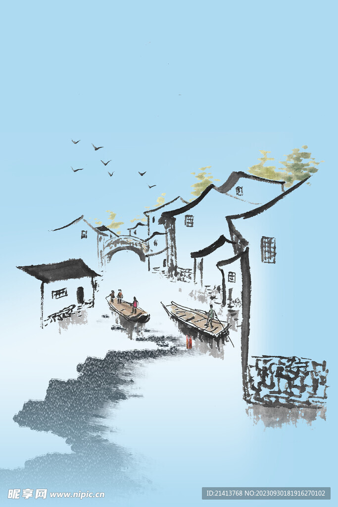 古典徽派建筑 