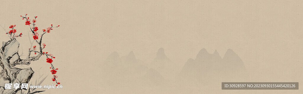 古典水墨背景