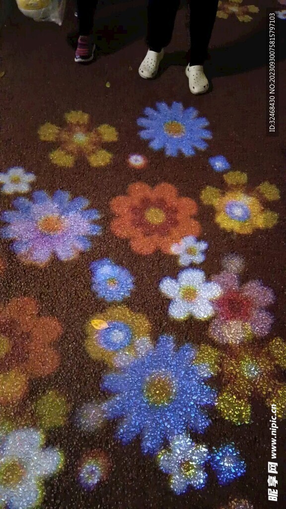 电子投影花