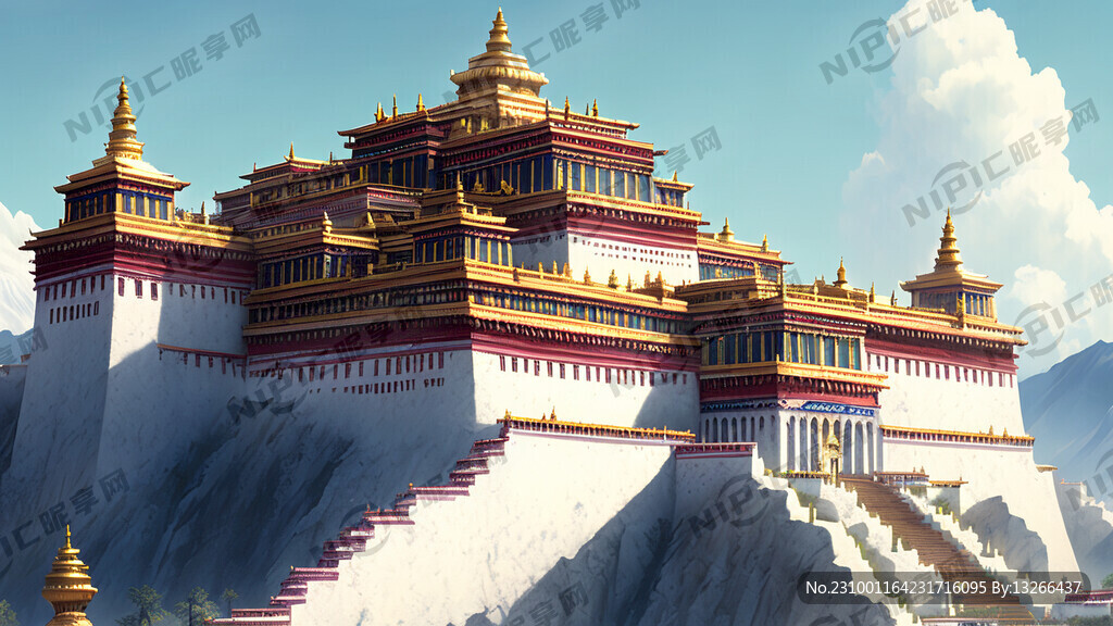 布达拉宫 晶莹剔透 梦幻