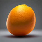 一个完整的脐橙
