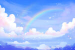 天空彩虹