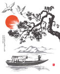 水墨山水
