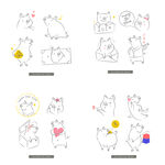 卡通猪素材