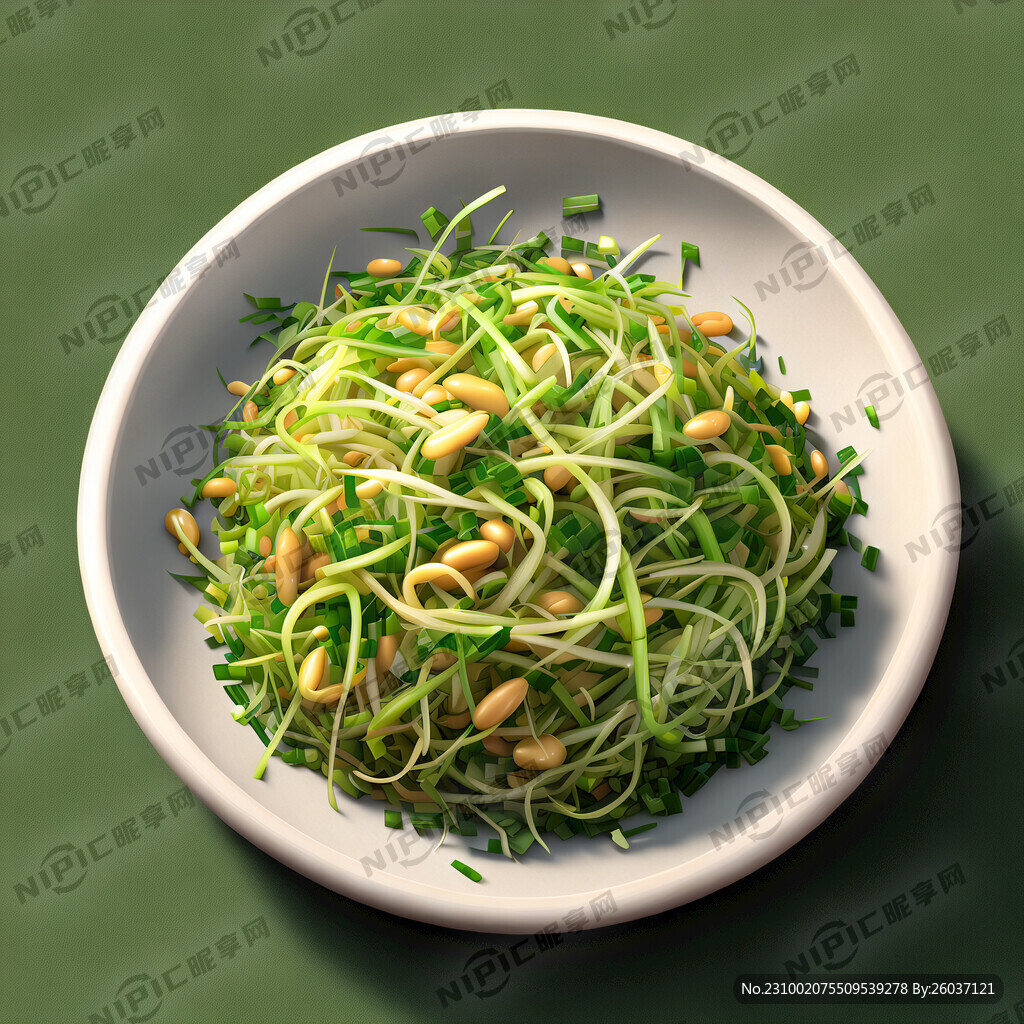 韭菜炒豆芽