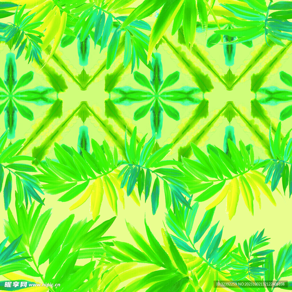 几何花