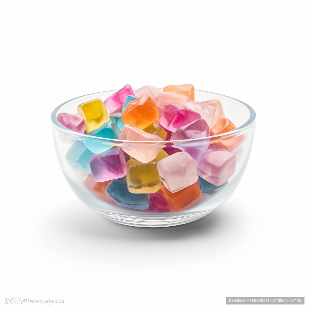 碗中的水晶糖果