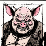 动漫八戒人设原画设计猪八戒八齿钉耙漫画人物设计动漫动画动漫人物