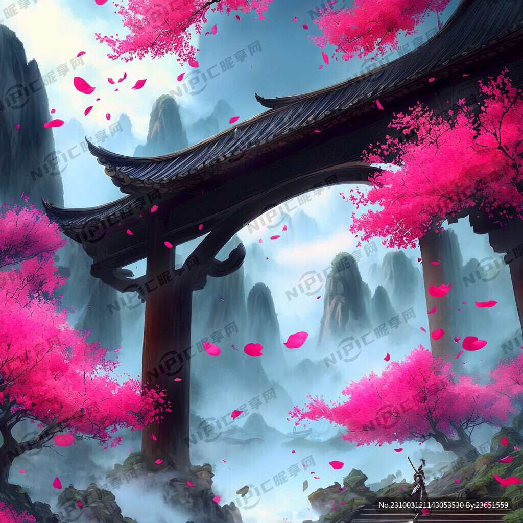 游戏梦幻唯美新中式风景 超高清