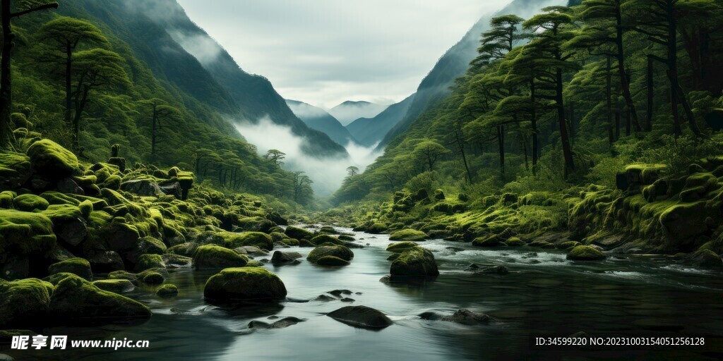 小溪 