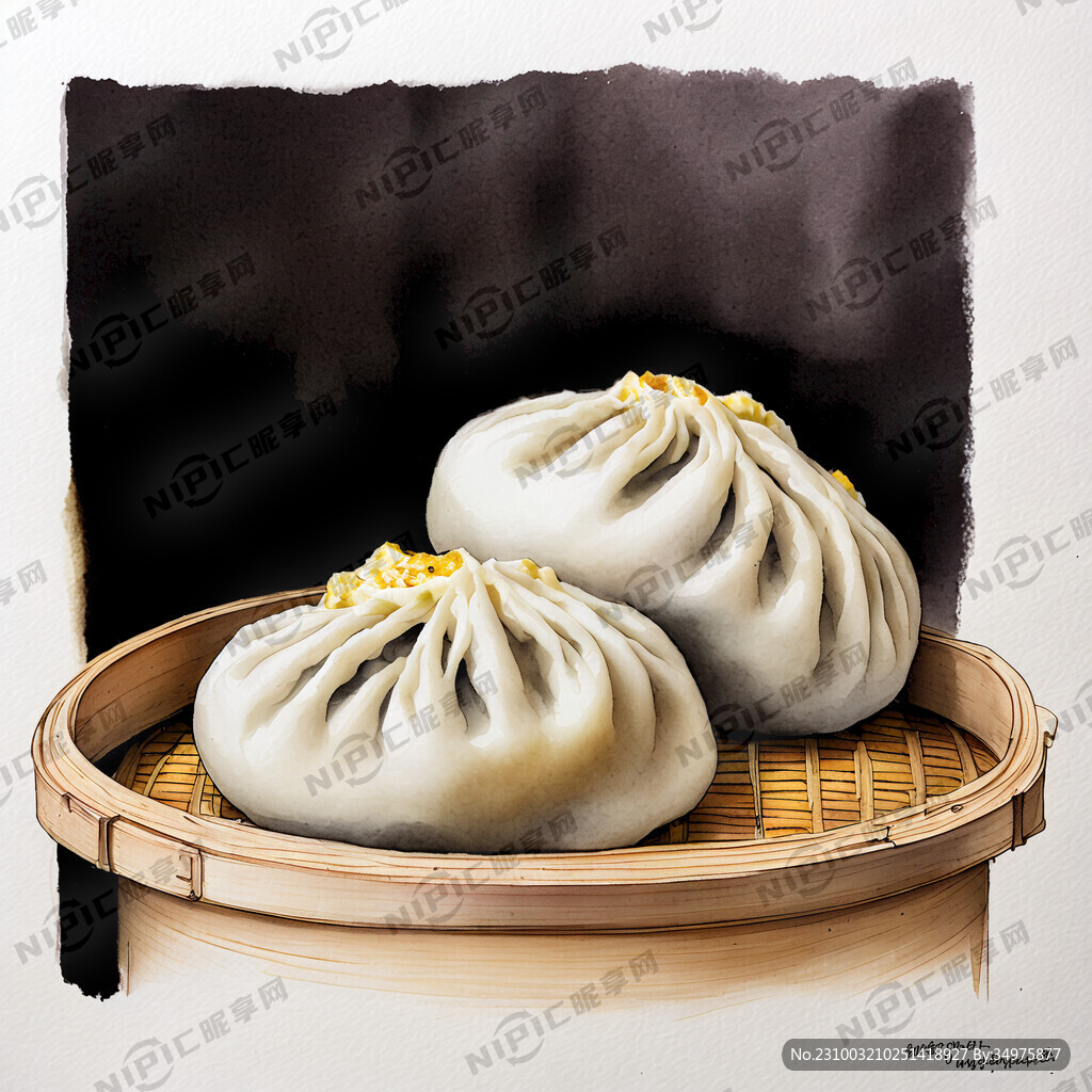 包子 豆腐馅 包子皮非常薄