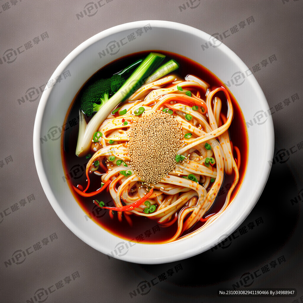 麻酱做的的麻辣拌 不带汤水的