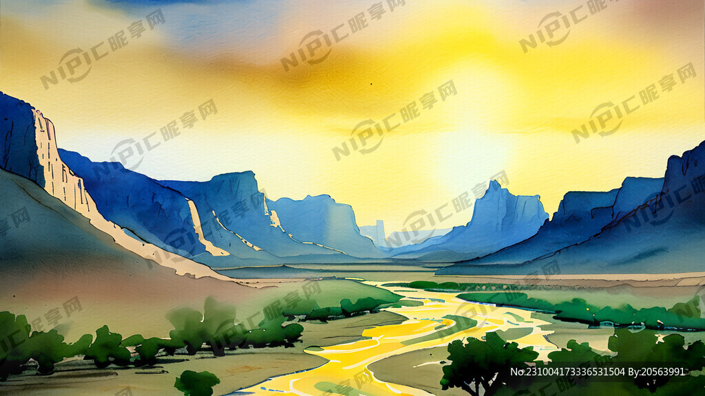 超大广角 俯视视角 大漠孤烟直