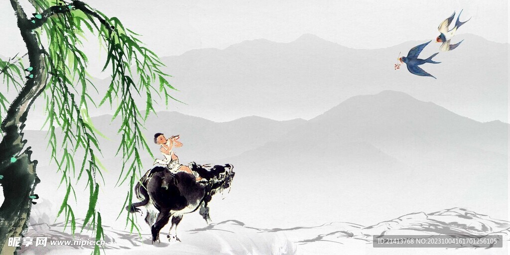 古典水墨山水 