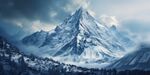 雪山 
