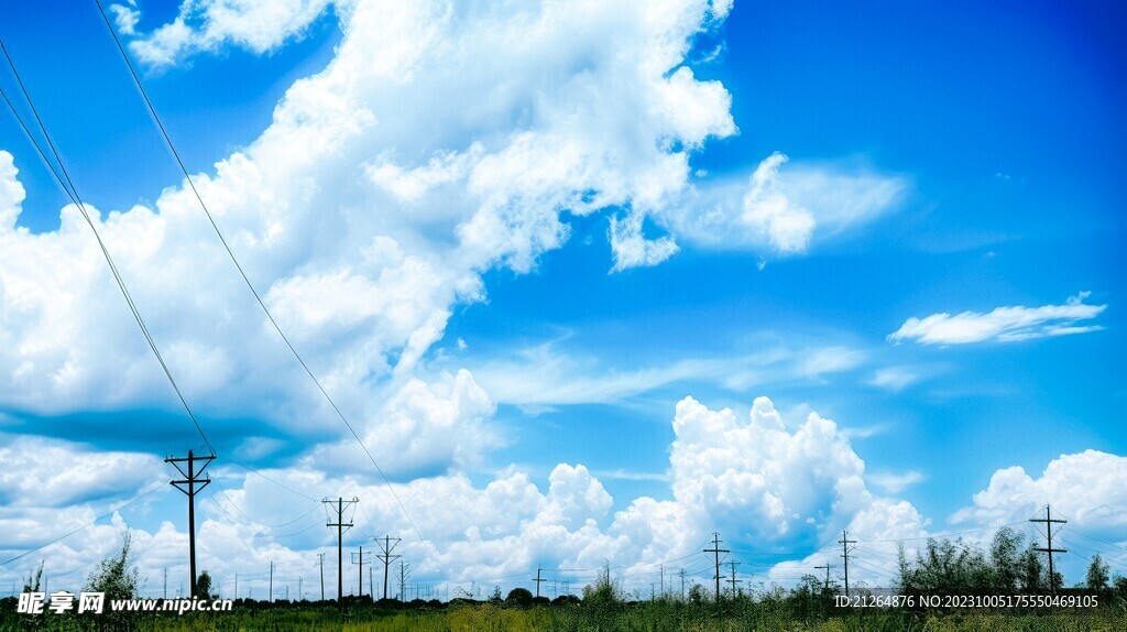 蓝色天空