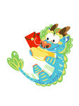 手绘卡通龙