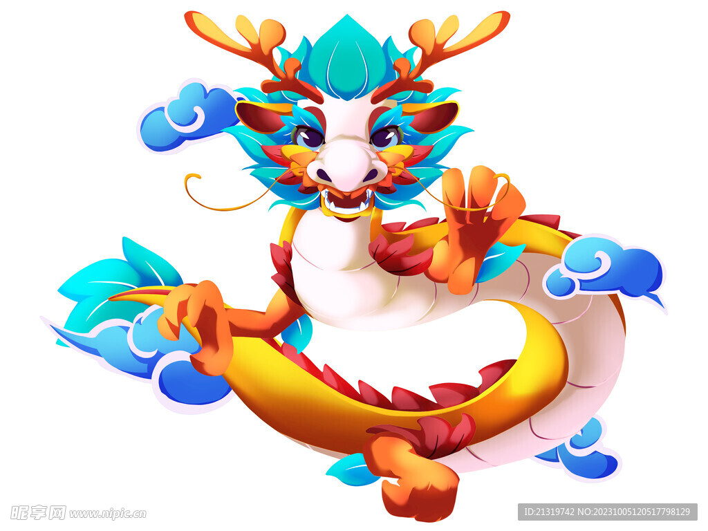 中国龙插画