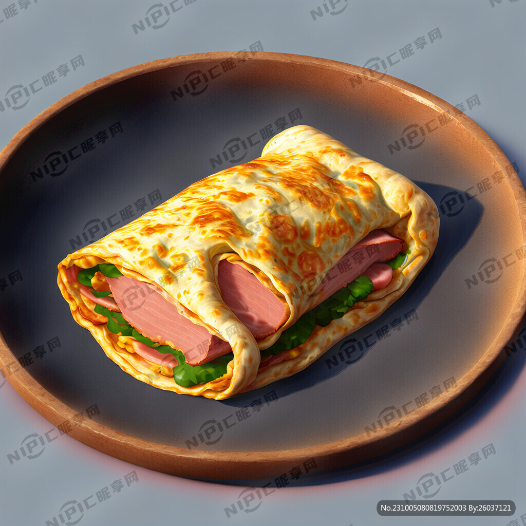 火腿鸡蛋饼