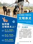 文明养犬海报